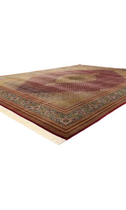 10 x 13 Vintage Persian Mahi Tabriz Rug 76693