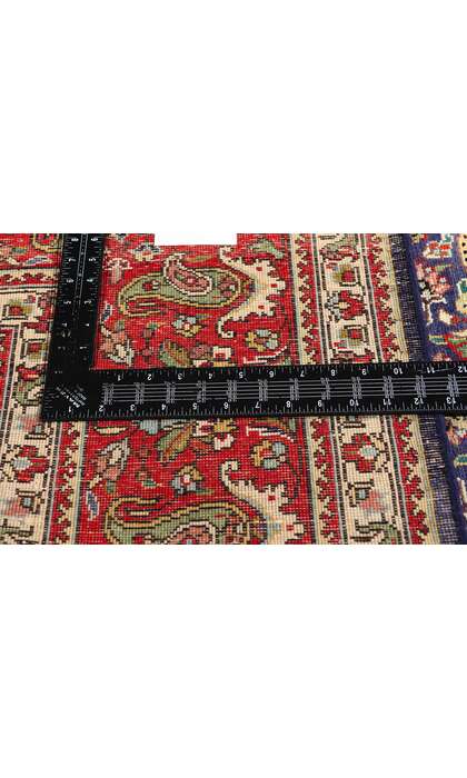 10 x 13 Vintage Persian Tabriz Rug 76331