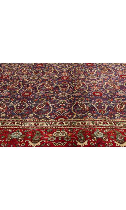 10 x 13 Vintage Persian Tabriz Rug 76331