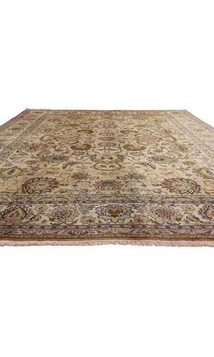 10 x 13 Vintage Persian Tabriz Rug 71929