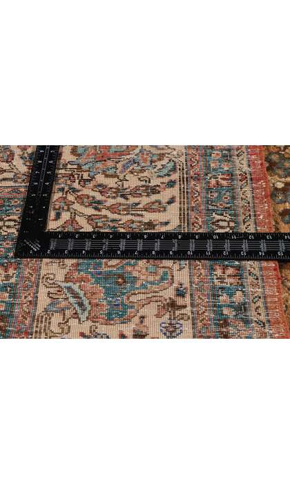 10 x 13 Vintage Persian Tabriz Rug 75603