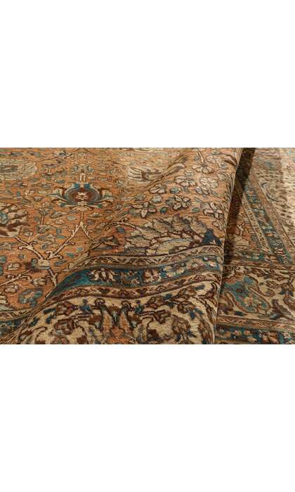 10 x 13 Vintage Persian Tabriz Rug 75603