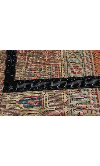 10 x 13 Vintage Persian Tabriz Rug 76271