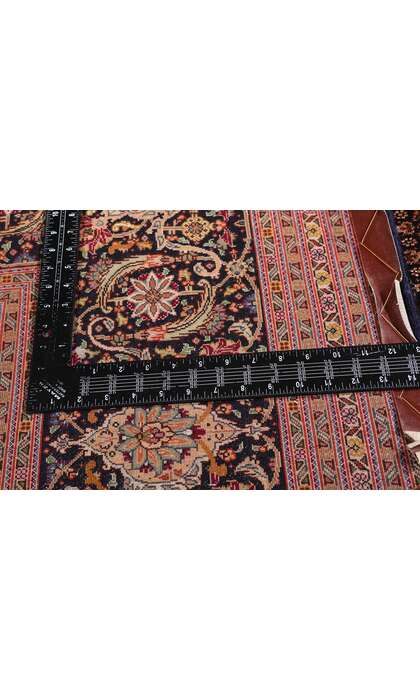 10 x 13 Vintage Persian Mahi Tabriz Rug 76980