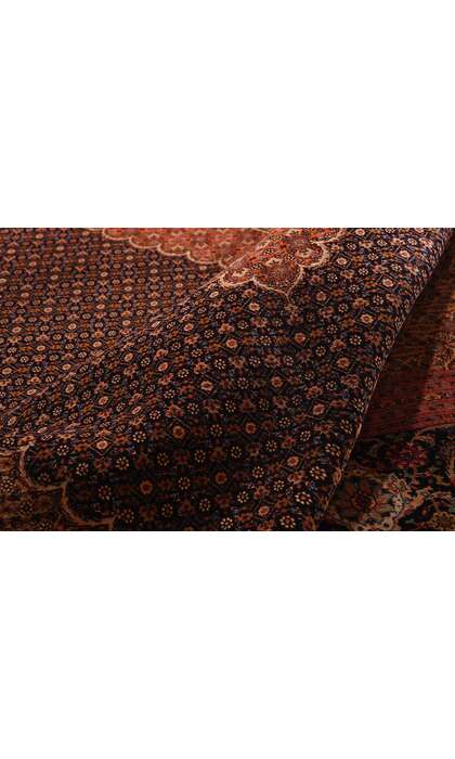 10 x 13 Vintage Persian Mahi Tabriz Rug 76980