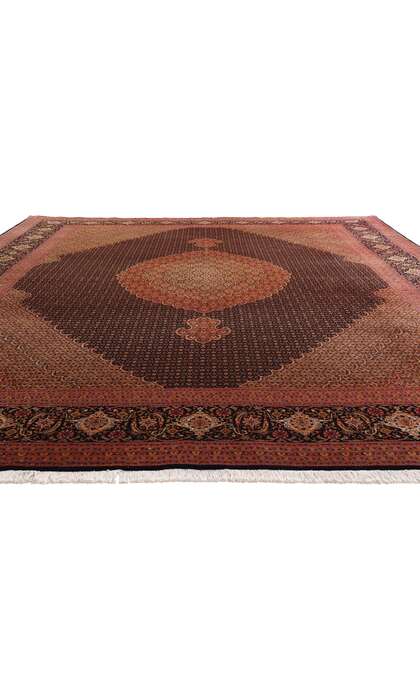 10 x 13 Vintage Persian Mahi Tabriz Rug 76980