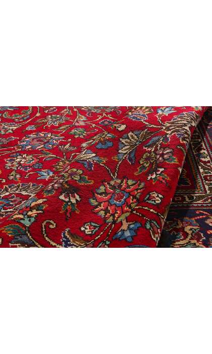 10 x 13 VintageRed Persian Tabriz Rug 76262