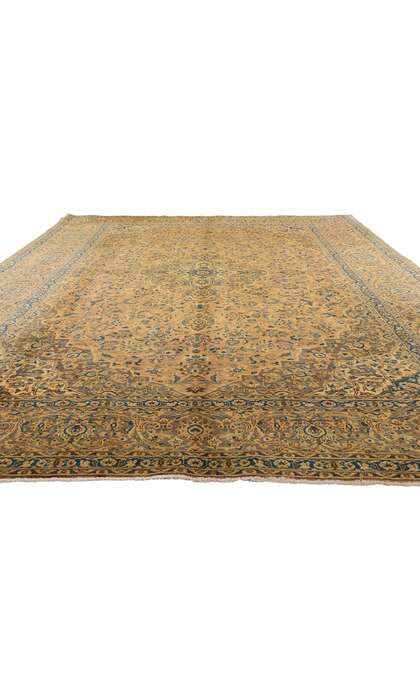 9 x 13 Vintage Persian Tabriz Rug 76306