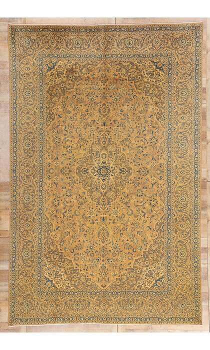 9 x 13 Vintage Persian Tabriz Rug 76306
