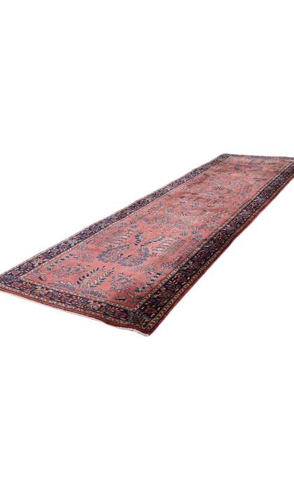 3 x 10 Vintage Indian Sarouk Rug 79274