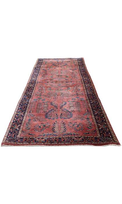 3 x 10 Vintage Indian Sarouk Rug 79274