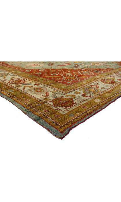 16 x 19 Antique Oushak Rug 73047