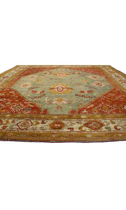 16 x 19 Antique Oushak Rug 73047
