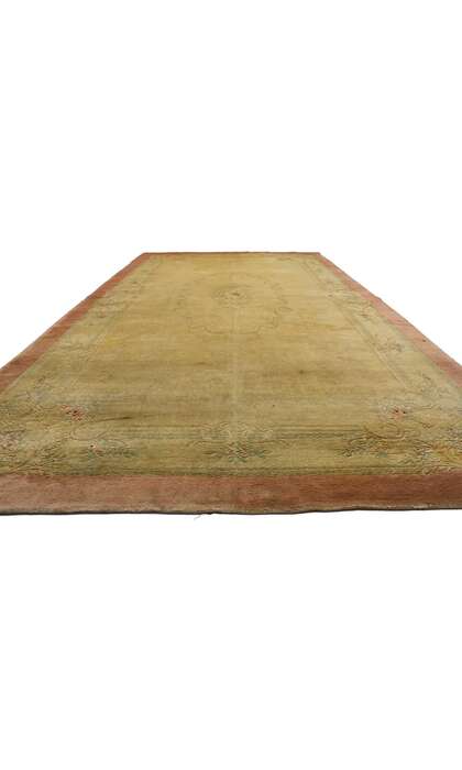 12 x 23 Antique Spanish Savonnerie Rug 74231