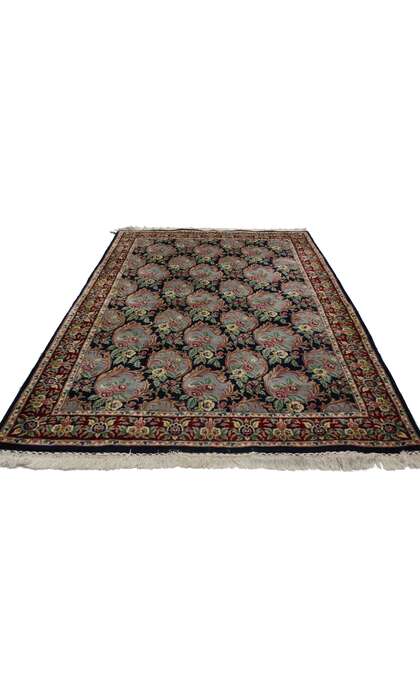 6 x 9 Vintage Indian Rug 76702