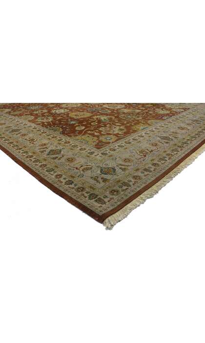 9 X 12 Vintage Indian Rug 76709