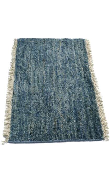 2 x 3 Blue Moroccan Wagireh Rug 76724