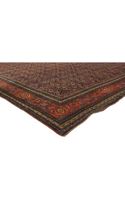 13 x 23 Antique Bijar Rug 76785