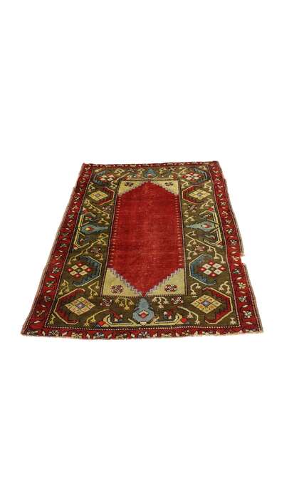 3 x 5 Vintage Oushak Rug 51684