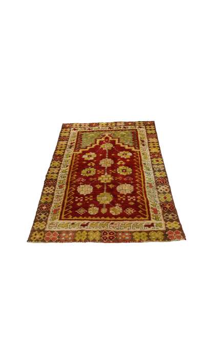 3 x 5 Vintage Oushak Rug 51686