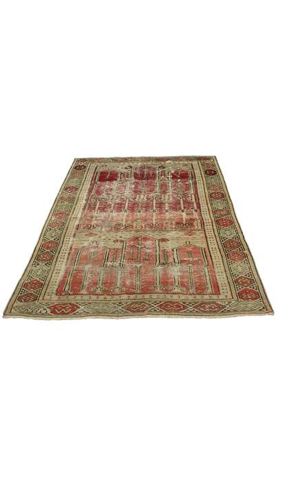 4 x 6 Vintage Oushak Rug 51690