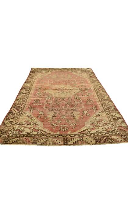 4 x 6 Vintage Oushak Rug 51691