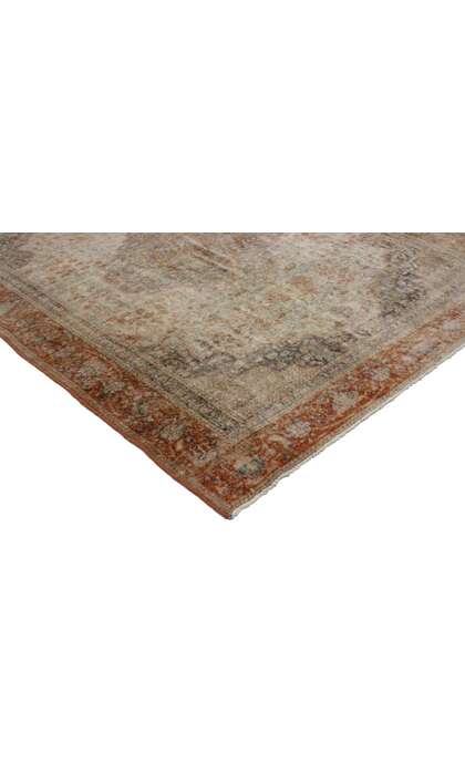 4 x 5 Vintage Turkish Oushak Rug 51700