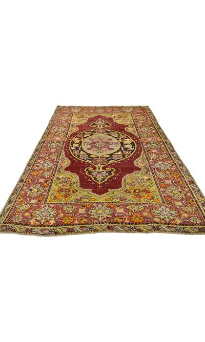 4 x 6 Vintage Turkish Oushak Rug 51723