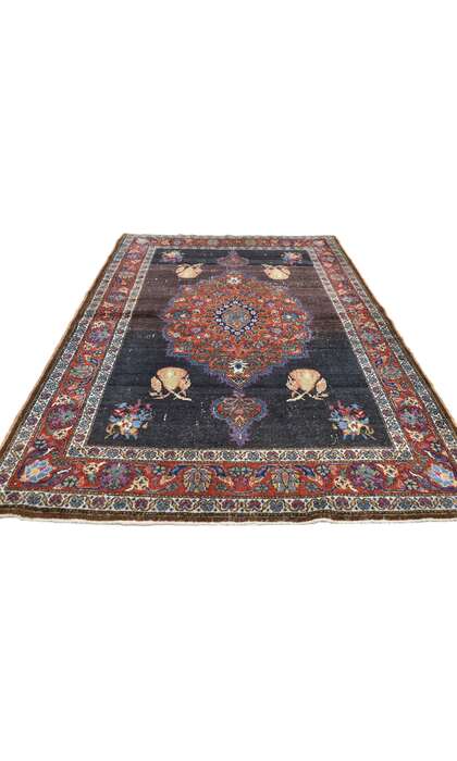 4 x 6 Vintage Turkish Oushak Rug 51725