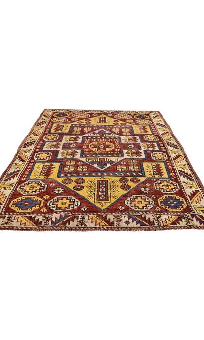 4 x 6 Vintage Turkish Oushak Rug 51732