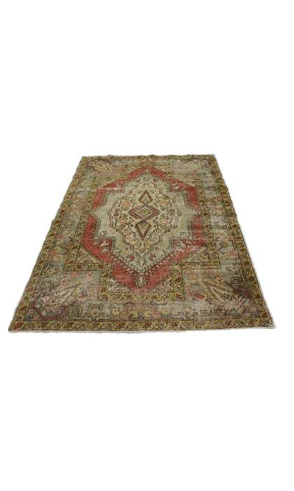 4 x 6 Vintage Oushak Rug 51738