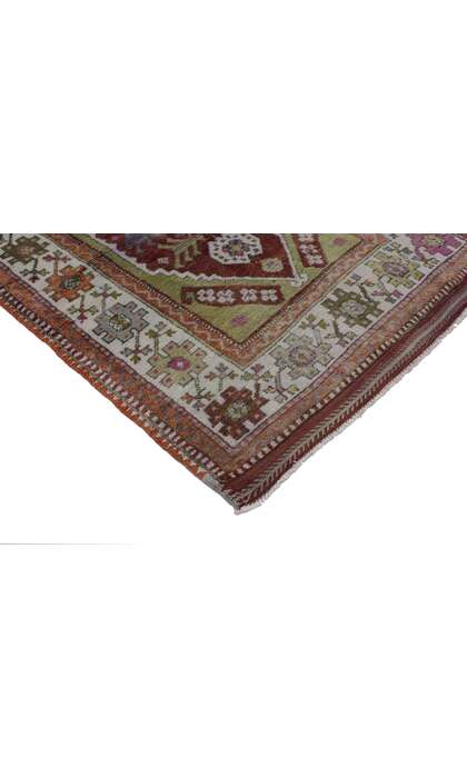 3 x 4 Vintage Oushak Rug 51755