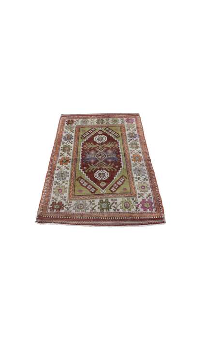 3 x 4 Vintage Oushak Rug 51755