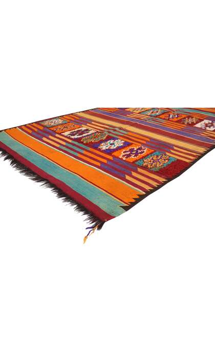6 x 14 Vintage Moroccan Kilim Rug 20415
