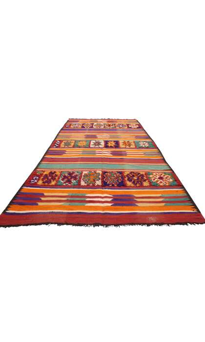 6 x 13 Vintage Moroccan Kilim Rug 20416