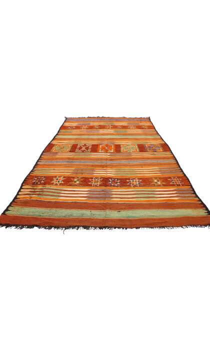 6 x 11 Vintage Moroccan Kilim Rug 20428