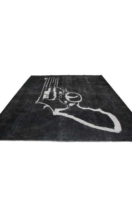 8 x 9 Vintage Overdyed Rug 80386