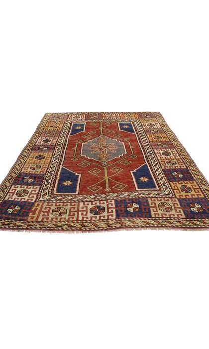 4 x 6 Vintage Oushak Rug 52074