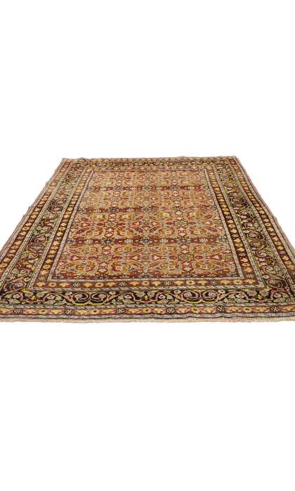 4 x 6 Vintage Turkish Oushak Rug 52080