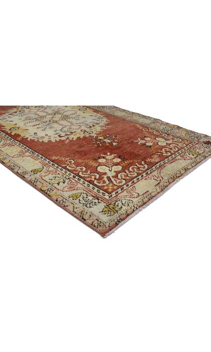 3 x 7 Vintage Oushak Rug 52083