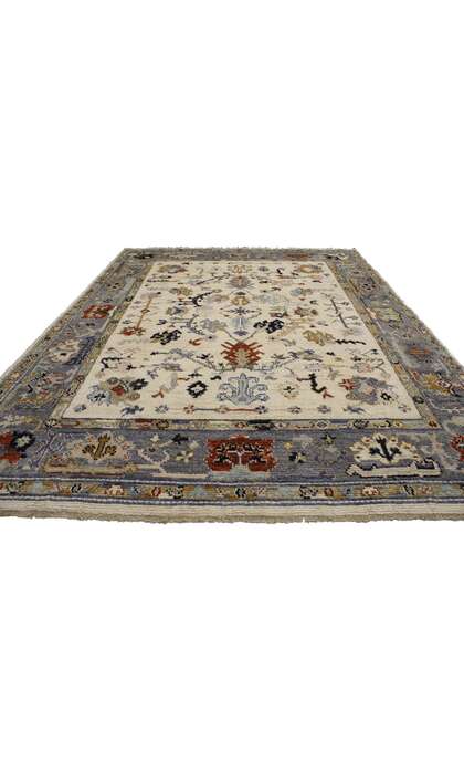 9 x 12 Transitional Oushak Rug 80391