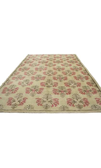 6 x 9 Vintage Oushak Rug 52149