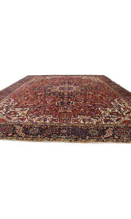 11 x 14 Antique Heriz Rug 52151