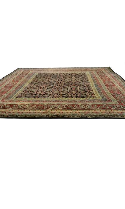 9 x 11 Antique Indian Agra Rug 76940