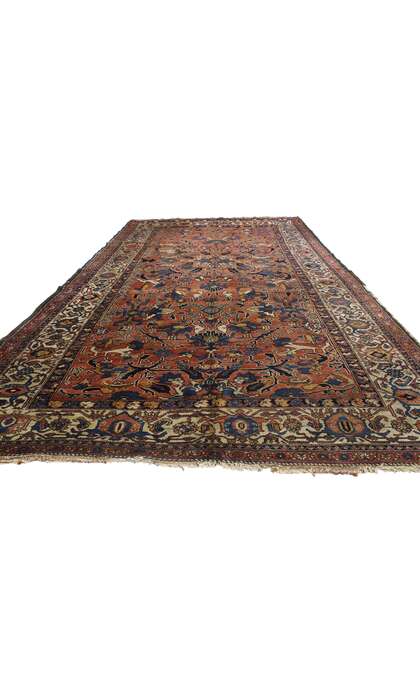 7 x 12 Antique Bijar Rug 76945