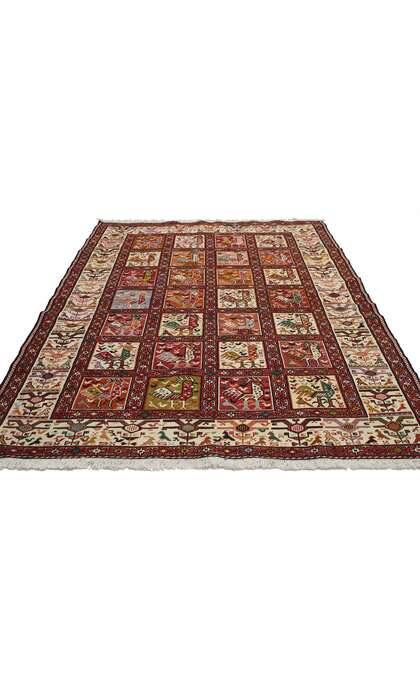 4 x 6 Vintage Persian Soumak Rug 76997