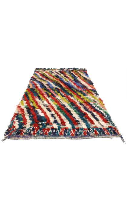 4 x 6 Vintage Talsint Moroccan Rag Rug 20577