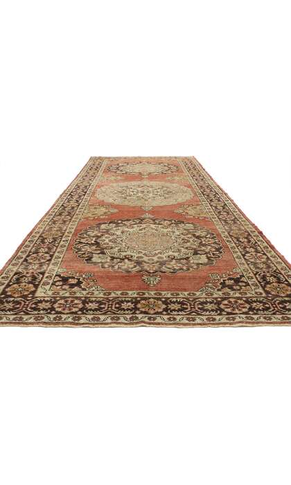 5 x 14 Vintage Oushak Rug 52248