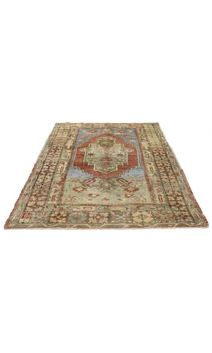 3 x 5 Vintage Oushak Rug 52258