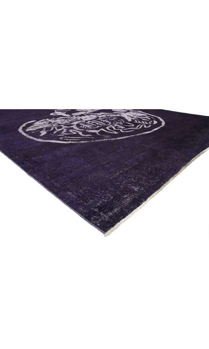 9 x 13 Vintage Overdye Rug 80430